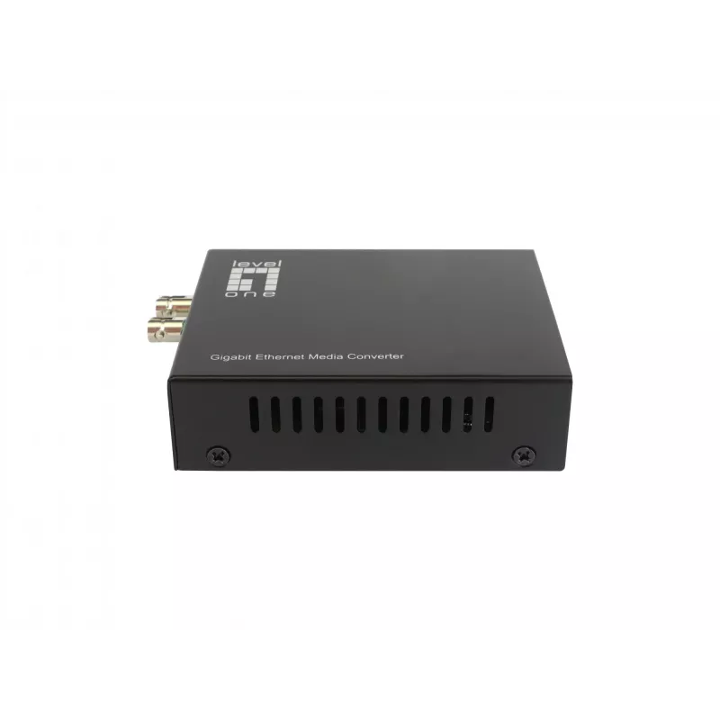 LevelOne conversor de mídia RJ45 para ST Gigabit, fibra monomodo, 1310nm, 20km