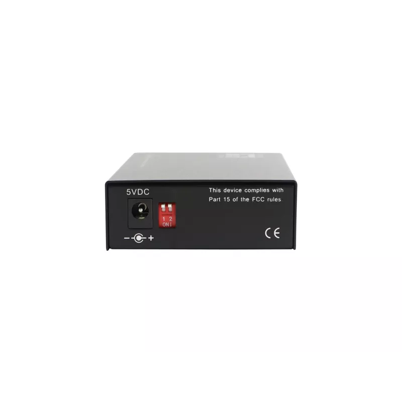 LevelOne conversor de mídia RJ45 para ST Gigabit, fibra monomodo, 1310nm, 20km