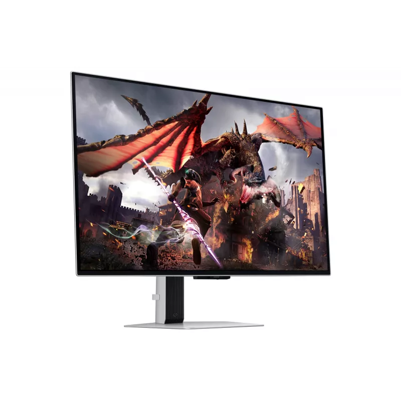 Samsung G80SD monitor de computador 81,3 cm (32 polegadas) 3840 x 2160 píxeis 4K Ultra HD OLED prateado