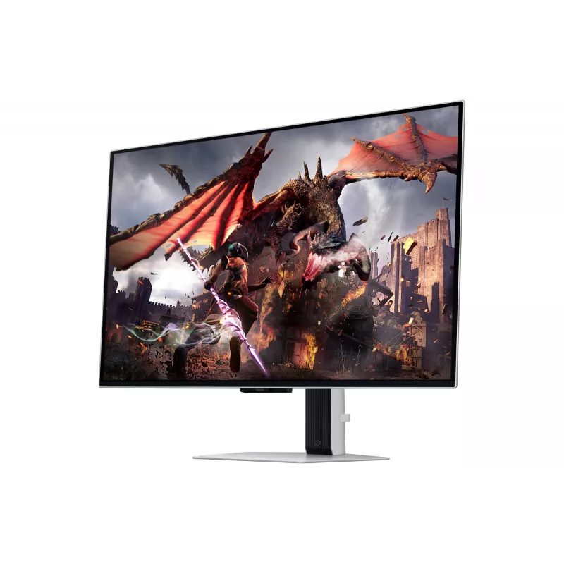 Samsung G80SD monitor de computador 81,3 cm (32 polegadas) 3840 x 2160 píxeis 4K Ultra HD OLED prateado