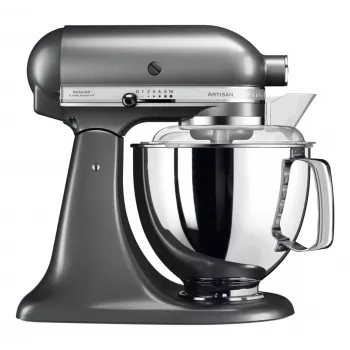 Máquina de cozinha KITCHENAID Artisan 300 W 4,8 L tigela de aço inoxidável prateado