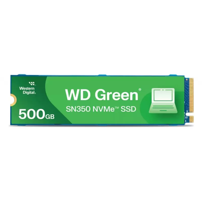 WESTERN DIGITAL SSD - WD Green SN350 - 500GB - PCIe Gen3 x4 - M.2 2280 - TLC