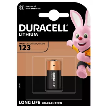 Duracell 123106 pilha doméstica descartável CR123A lítio