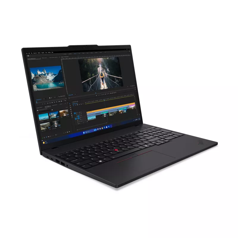 Lenovo ThinkPad T16 Gen 3 21MN00BJGE portátil, Intel Core Ultra 5 125U, 40,6 cm (16 polegadas) WUXGA IPS 1920x1200, 16 GB DDR5-SDRAM, 512 GB SSD NVMe, Intel Graphics, Wi-Fi 6E, Bluetooth, Windows 11 Pro, teclado alemão, preto, 1,83 kg