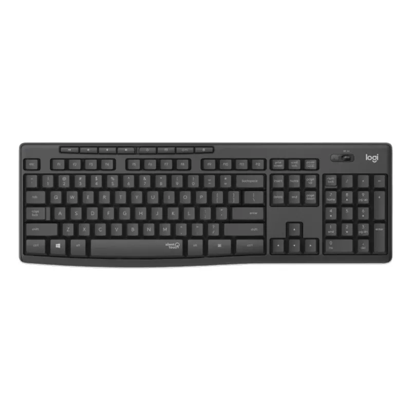 LOGITECH MK295 Conjunto de teclado/rato sem fios silencioso - grafite - Qwertz Swiss/Lux