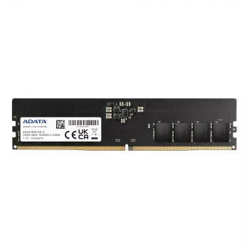 ADATA - DDR5 - módulo - 16 GB - DIMM 288-PIN - 4800 MHz / PC5-38400 - CL40 - 1.1 V - sem buffer - on-die ECC - preto