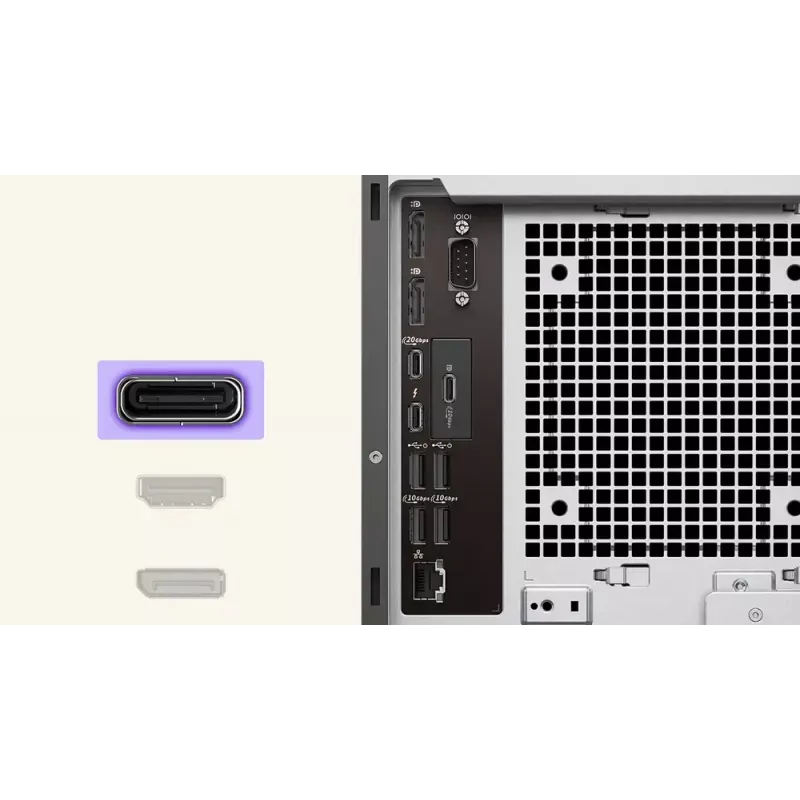 DELL Pro Max FCT2250 T2 Intel Core Ultra 9 285K 64 GB DDR5-SDRAM 1 TB SSD Windows 11 Pro Torre PC Preto