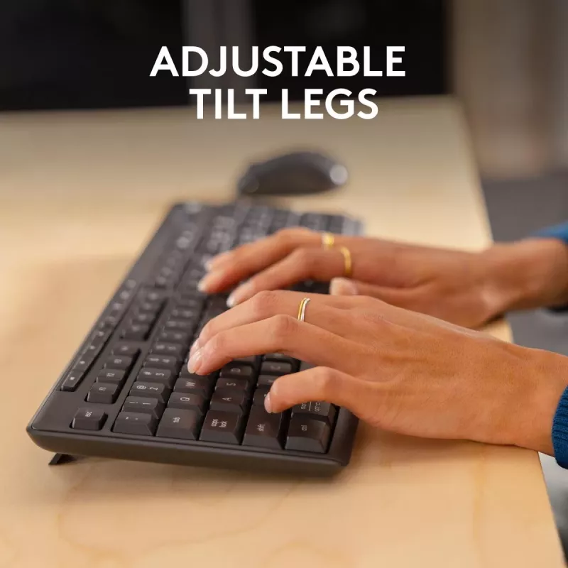 Logitech MK370 Combo for Business – Teclado e rato sem fios de tamanho normal