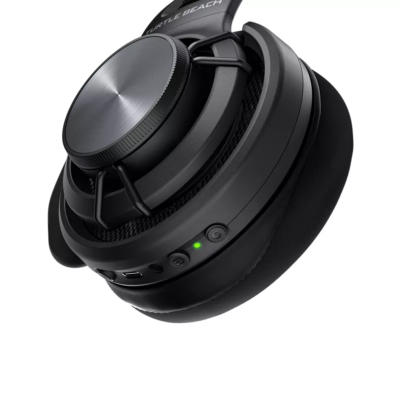 Turtle Beach Atlas Air Headset sem fios open-back para gaming em PC com áudio de alta fidelidade de 24 bits, microfone Broadcast, auricular flutuante, almofadas de espuma com memória e Bluetooth para PC
