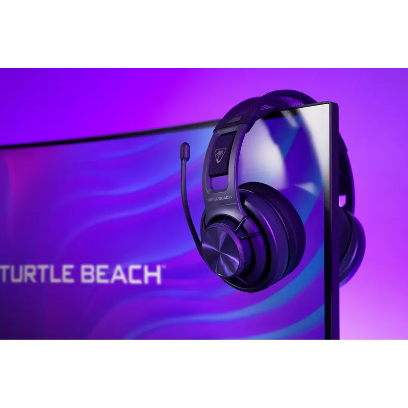 Turtle Beach Atlas Air Headset sem fios open-back para gaming em PC com áudio de alta fidelidade de 24 bits, microfone Broadcast, auricular flutuante, almofadas de espuma com memória e Bluetooth para PC