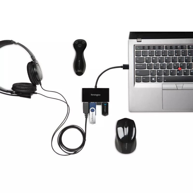 Kensington UH4000 Hub USB 3.0 de 4 portas