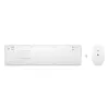 Conjunto de teclado e rato sem fios HP 655 Tamanho completo Branco