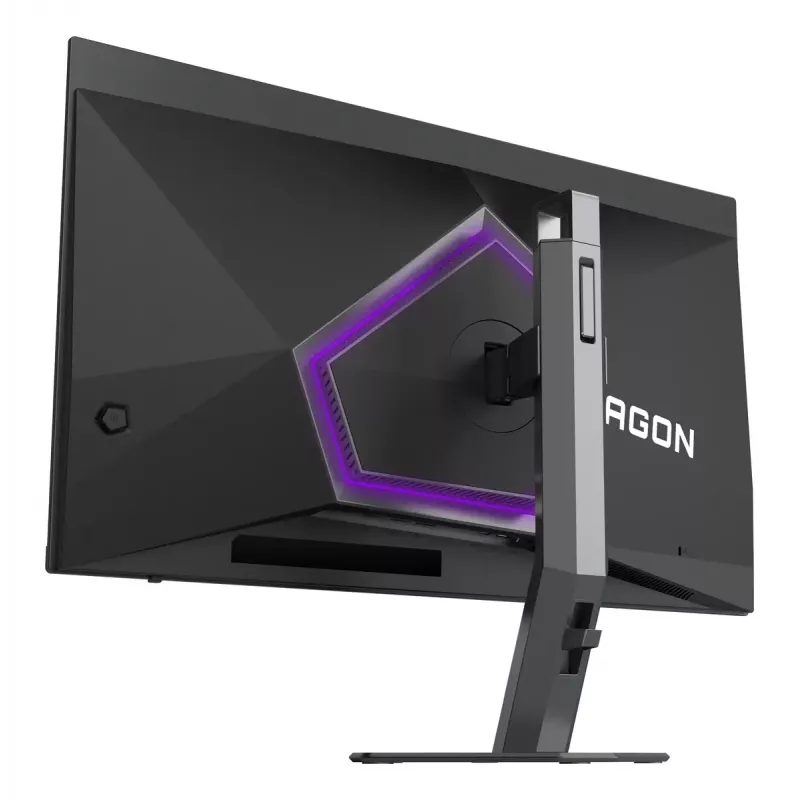 AOC AGON PRO AG276QKD2 Monitor de computador 67,3 cm (26,5 polegadas) 2560 x 1440 píxeis Quad HD QD-OLED Preto, Cinzento
