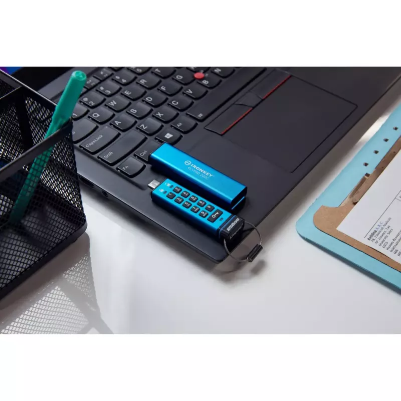 Kingston Technology IronKey 256GB USB-C Keypad 200C, FIPS 140-3 Nível 3 AES-256