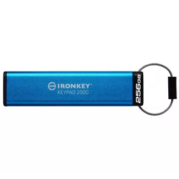 Kingston Technology IronKey 256GB USB-C Keypad 200C, FIPS 140-3 Nível 3 AES-256