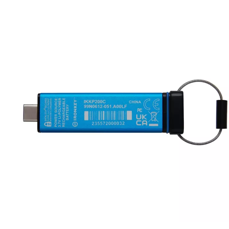 Kingston Technology IronKey 64GB USB-C Keypad 200C, FIPS 140-3 Nível 3 AES-256