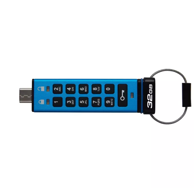Kingston Technology IronKey 32GB USB-C Keypad 200C, FIPS 140-3 Nível 3 AES-256