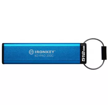 Kingston Technology IronKey 512GB USB-C Keypad 200C, FIPS 140-3 Nível 3 AES-256