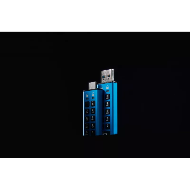 Kingston Technology IronKey 64GB Keypad 200, FIPS 140-3 Nível 3, AES-256 com encriptação de hardware