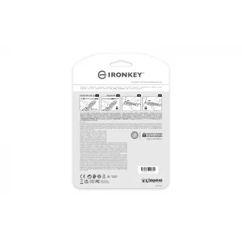 Kingston Technology IronKey 256GB Keypad 200, FIPS 140-3 Nível 3, AES-256 encriptado