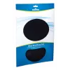 Almofada de gel de apoio de pulso e tapete de rato Manhattan, preto, 241 × 203 × 40 mm, base antiderrapante, garantia vitalícia, embalagem de retalho