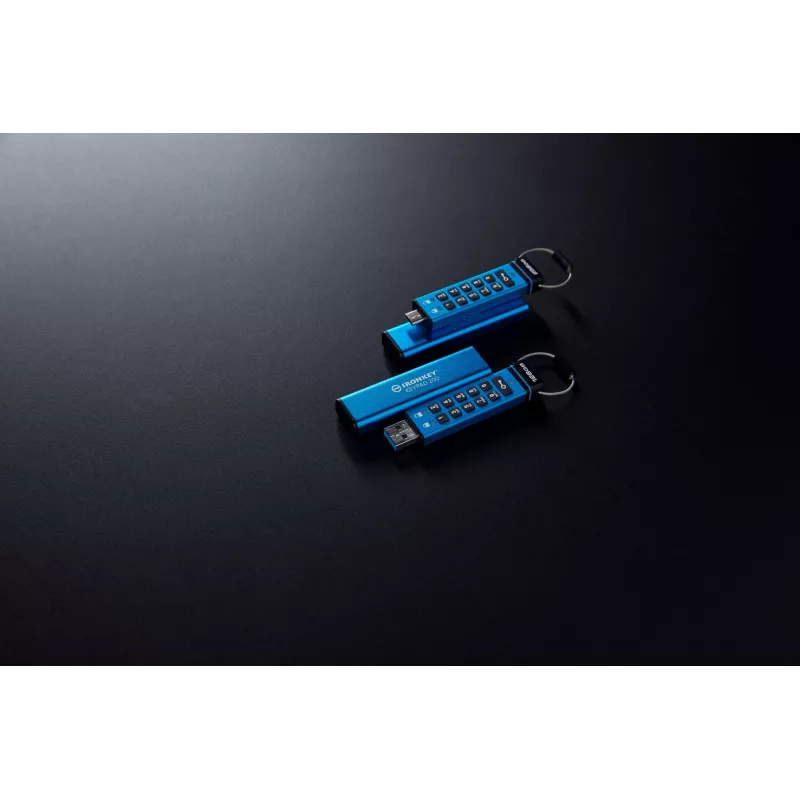 Kingston Technology IronKey 128GB Keypad 200, FIPS 140-3 Nível 3, AES-256 com encriptação de hardware