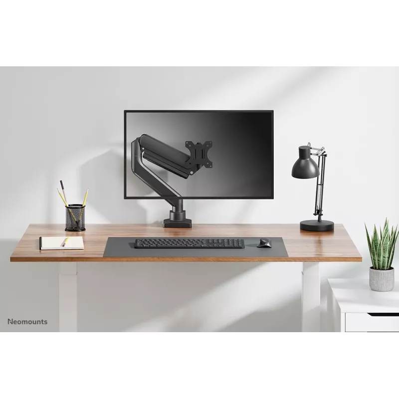 Braço de monitor Neomounts DS70-450BL1 17-42 polegadas - mola a gás - Topfix - bloqueio a 180°