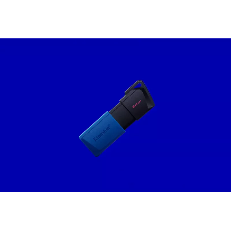 Kingston Technology DataTraveler 64GB USB3.2 Gen 1 Exodia M (Preto + Azul) – 2 unid.