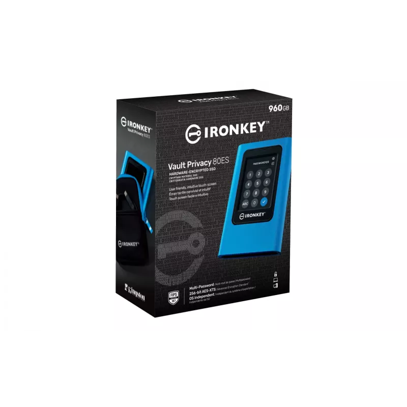 Kingston Technology IronKey 960GB Vault Privacy 80 SSD externo encriptado XTS-AES 256 bits