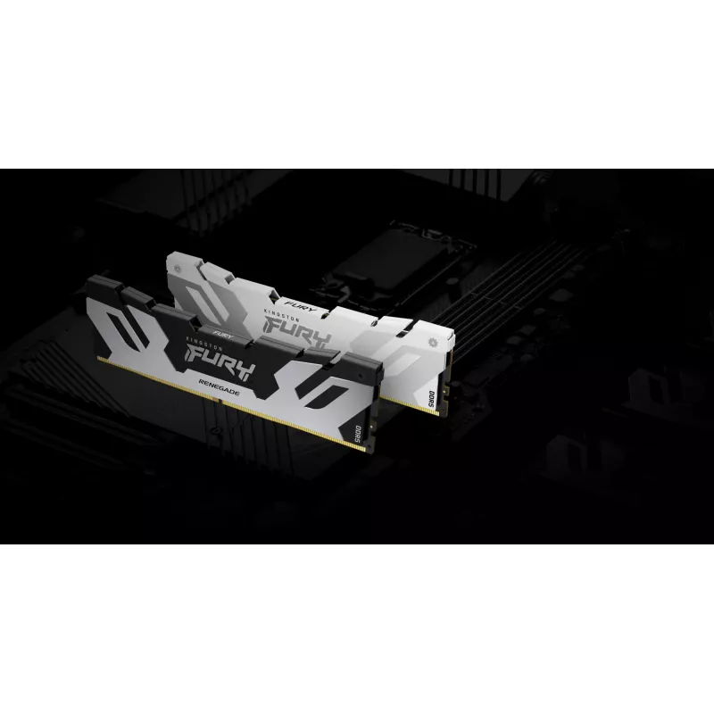 Kingston Technology FURY 32GB 6400MT/s DDR5 CL32 DIMM (Kit de 2) Renegade Prateado