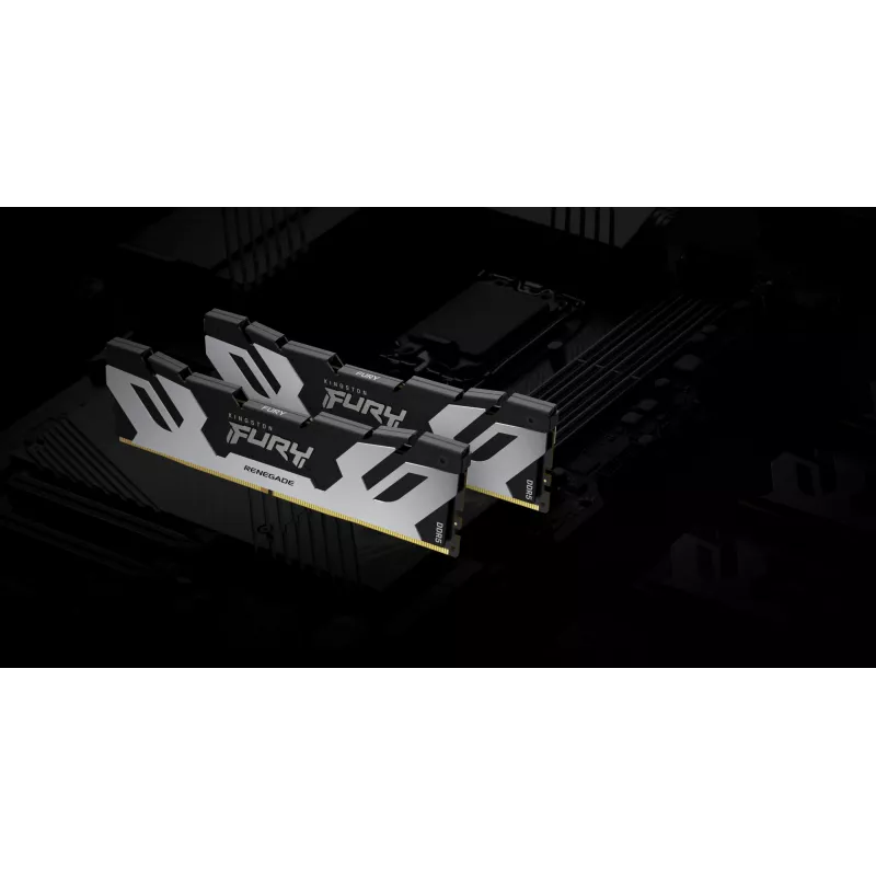 Kingston Technology FURY 32GB 7200MT/s DDR5 CL38 DIMM (Kit de 2) Renegade Prateado XMP