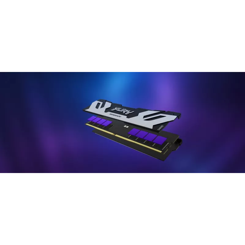 Kingston Technology FURY 32GB 7200MT/s DDR5 CL38 DIMM (Kit de 2) Renegade Prateado XMP