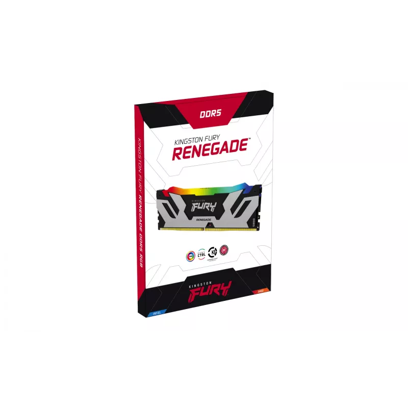 Kingston Technology FURY 96GB 6000MT/s DDR5 CL32 DIMM (Kit de 2) Renegade RGB XMP