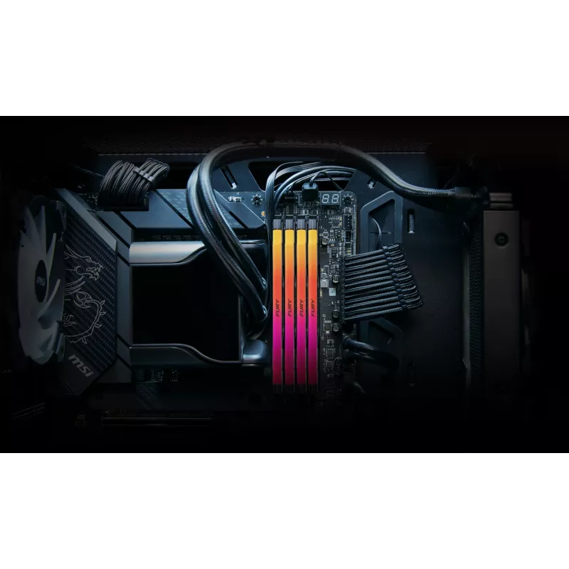 Kingston Technology FURY 96GB 6000MT/s DDR5 CL32 DIMM (Kit de 2) Renegade RGB XMP
