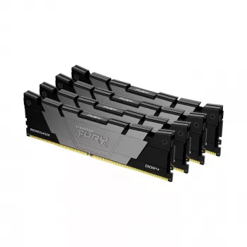 Kingston Technology FURY 32GB 3600MT/s DDR4 CL16 DIMM (Kit de 4) Renegade Preto