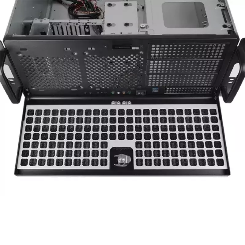 Caixa de computador Chieftec UNC-409S-B-OP, Rack, Preto