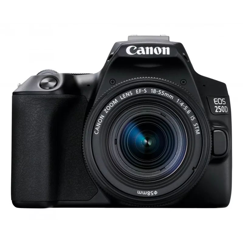 Canon EOS 250D+EF-S 18-55mm Kit de câmara SLR 24,1 MP CMOS 6000 x 4000 píxeis Preto