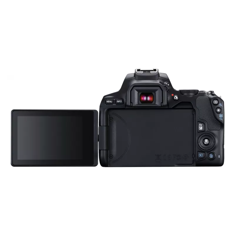 Canon EOS 250D+EF-S 18-55mm Kit de câmara SLR 24,1 MP CMOS 6000 x 4000 píxeis Preto