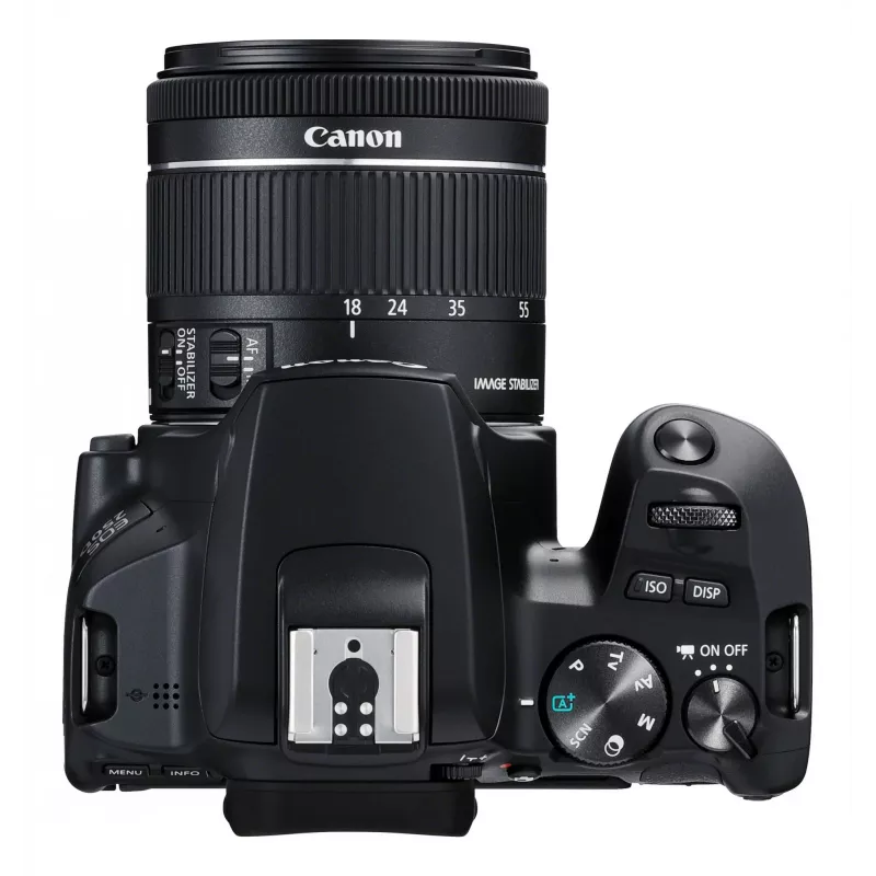 Canon EOS 250D+EF-S 18-55mm Kit de câmara SLR 24,1 MP CMOS 6000 x 4000 píxeis Preto