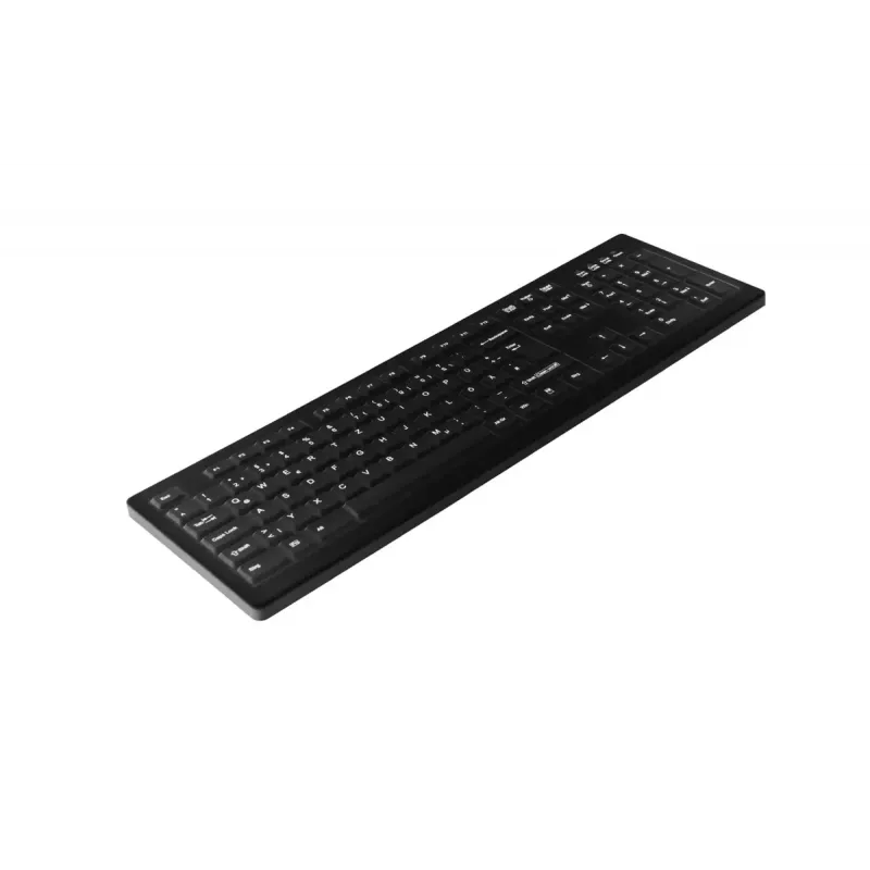 Teclado Contour Design Active Key AK-C8100 Médico RF Wireless QWERTZ Alemão preto