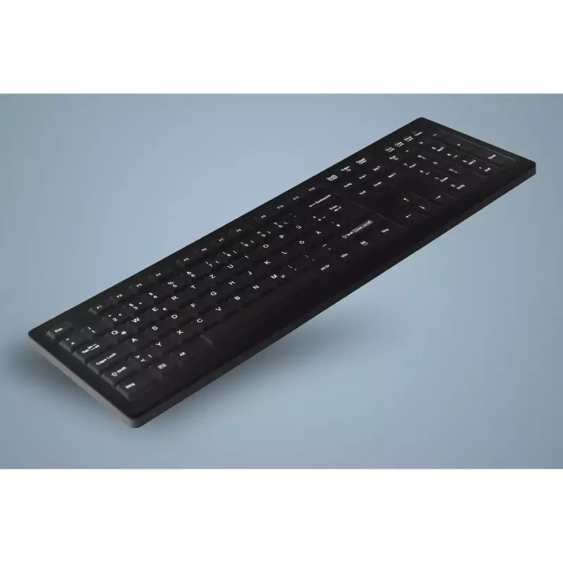 Teclado Contour Design Active Key AK-C8100 Médico RF Wireless QWERTZ Alemão preto
