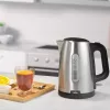 Chaleira elétrica Braun PurShine WK102AI-WK1500BK 1,7 L 2200 W preta, aço inoxidável