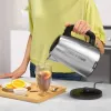 Chaleira elétrica Braun PurShine WK102AI-WK1500BK 1,7 L 2200 W preta, aço inoxidável