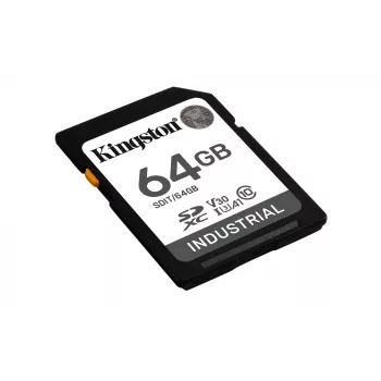 Kingston Technology 64 GB SDXC memória flash industrial UHS-I pSLC
