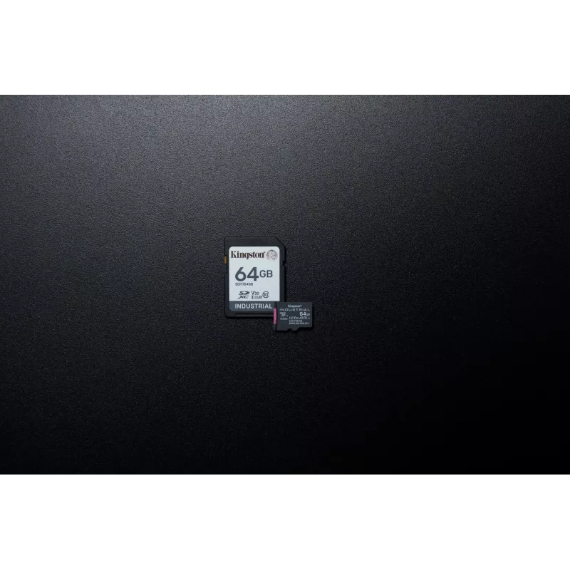 Kingston Technology 64 GB SDXC memória flash industrial UHS-I pSLC