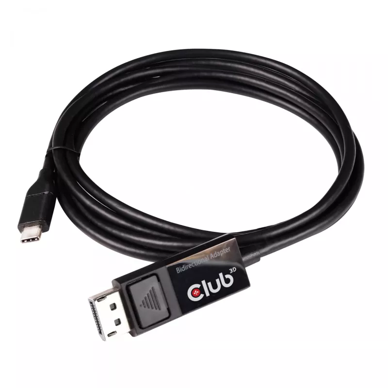 Cabo CLUB3D USB Type-C para DP 1.4 8K60Hz M/M 1,8m/5,9ft