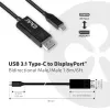 Cabo CLUB3D USB Type-C para DP 1.4 8K60Hz M/M 1,8m/5,9ft