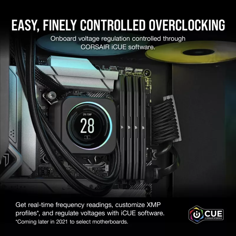 Memória CORSAIR 32GB (2x16GB) DDR5 DRAM 6000MT/s CL36 AMD Expo e Intel XMP kit Vengeance