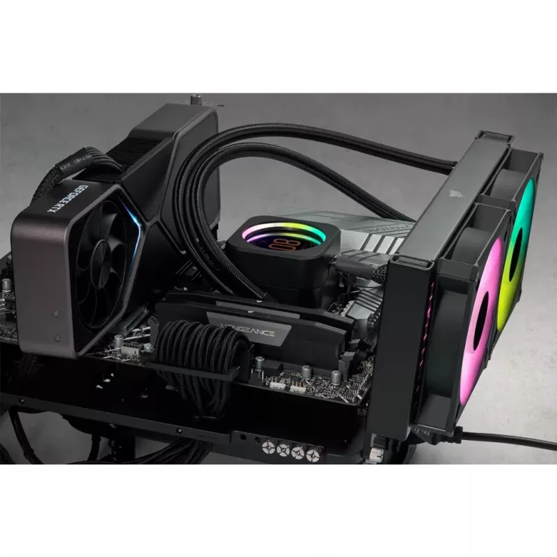 Memória CORSAIR 32GB (2x16GB) DDR5 DRAM 6000MT/s CL36 AMD Expo e Intel XMP kit Vengeance