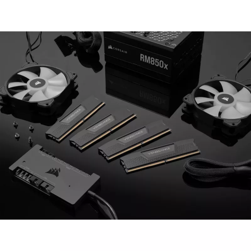 Memória CORSAIR 32GB (2x16GB) DDR5 DRAM 6000MT/s CL36 AMD Expo e Intel XMP kit Vengeance
